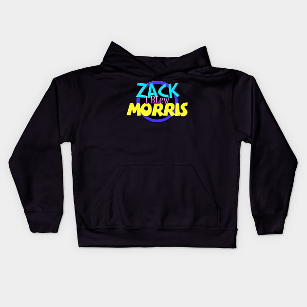 I Blew Zack Morris Kids Hoodie by Stryke Designs